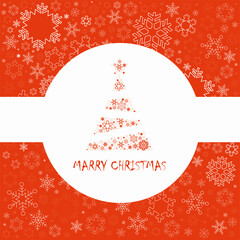 badges, christmas tree and snowflakes greeting card, new year,christmas, logo