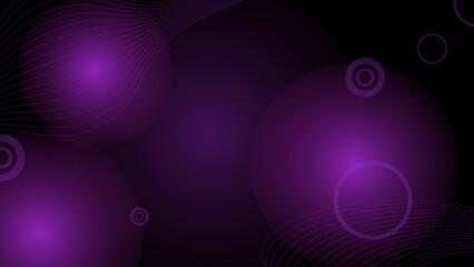 Minimal geometric background. Purple element with liquid gradient. Dynamic shape composition.