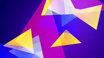 Colorful abstract creative 3d dimension background with overlap gradient textured layer and geometric shape