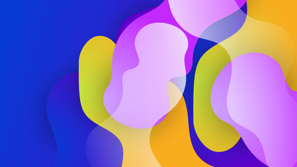 Colorful abstract creative 3d dimension background with overlap gradient textured layer and geometric shape