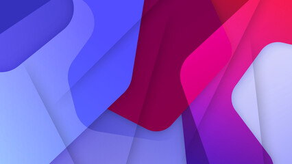 Colorful abstract creative 3d dimension background with overlap gradient textured layer and geometric shape