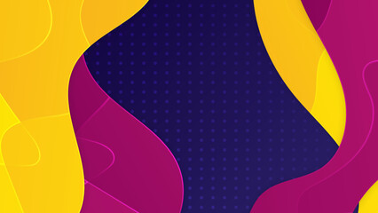 Colorful abstract creative 3d dimension background with overlap gradient textured layer and geometric shape