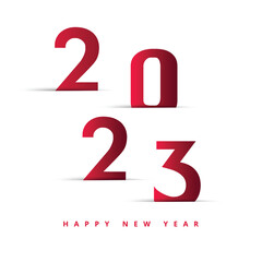 2023 new year card celebration holiday background