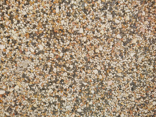 structural graphic background made of pebbles, small pebbles in various colors as a background for printing