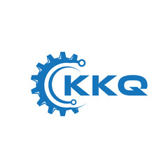 KKG letter technology logo design on white background. KKG creative initials letter IT logo concept. KKG setting shape design.
