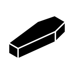 Coffin icon. sign for mobile concept and web design. vector illustration