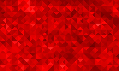 low poly red triangle shape background. abstract low poly background of triangles. Polygonal red ruby geometric vector.
