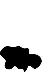 Liquid and fluid shape abstract