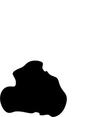 Liquid and fluid shape abstract