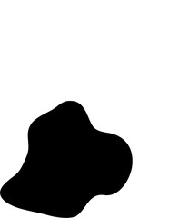 Liquid and fluid shape abstract