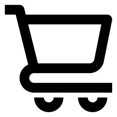 Icon Shopping Cart With Style Outline