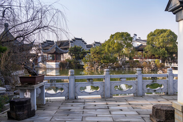 A traditional garden in the Jiangnan style