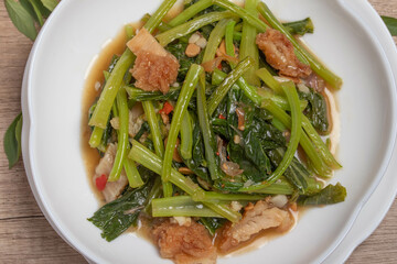 Stir Fried Cantonese with Oyster Sauce Chinese food