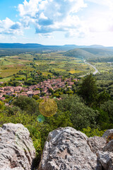 French village- Corconne,  Occitanie
