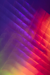 Abstract background with colored light dynamics into the future.