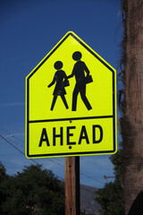 SCHOOL CHILDREN AHEAD road sign