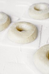 donuts with chocolate and nuts