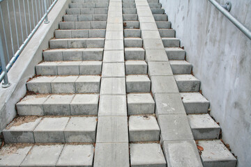 Fototapeta na wymiar Staircase in concrete