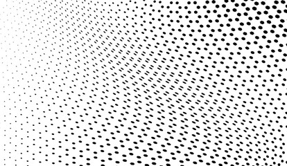 The halftone texture is black and white. A chaotic pattern of dots. Background for business cards, websites, catalogs
