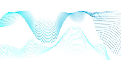 Abstract white paper wave background and abstract gradiant and white wave curve lines banner background design. Vector illustration. Modern template abstract design flowing particles wave.