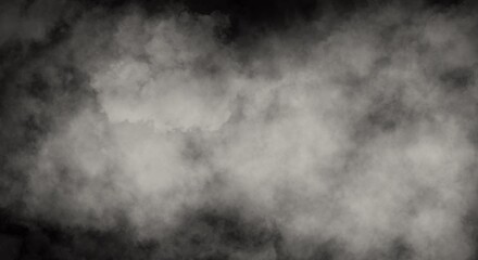 Fog or smoke isolated special effect. White cloudiness, mist or smog background.