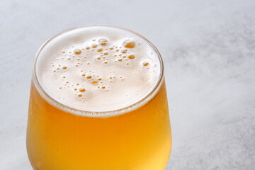 よく冷えたビールのグラス