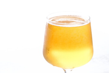 よく冷えたビールのグラス