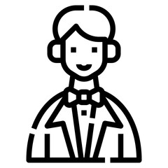 Groom icon symbol element