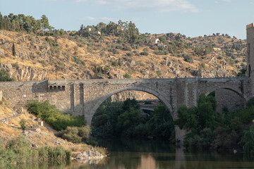 
Toledo Bridge Fortress that crosses the Tagus River