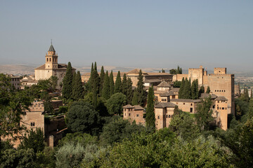 Obraz premium Panoramic view of the Alhambra in Toledo