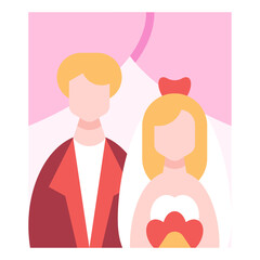 Wedding icon symbol element