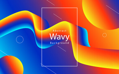 abstract background colorful wavy.modern background