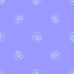 Hand Drawn Snowflakes Christmas Seamless Pattern. Subtle Flying Snow Flakes on chalk snowflakes Background. Awesome chalk handdrawn snow overlay. Overwhelming holiday season decoration.