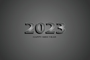 Happy new year 2023 background