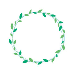 Couronne de laurier vert