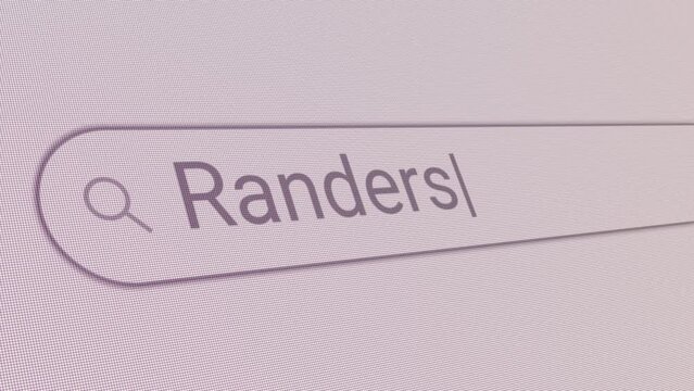 Search Bar Randers 
Close Up Single Line Typing Text Box Layout Web Database Browser Engine Concept