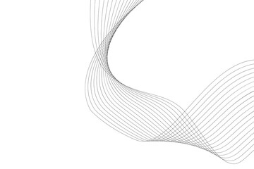 Abstract line wave element white background. Wave line element
