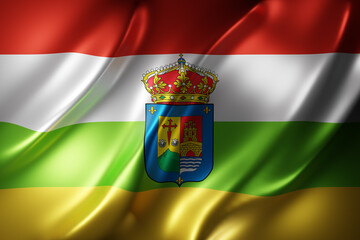 3d La Rioja region flag - 539671392