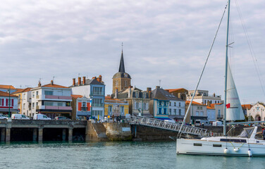 Port of Les Sables d`Olonne in France