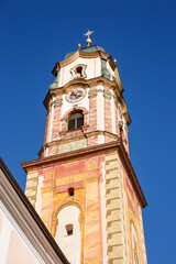 Pfarrkirche St. Peter und Paul in Mittenwald Karwendel (Oberbayern)