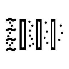 purification air glyph icon vector. purification air sign. isolated symbol illustration