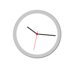 Clock face watch vector icon.