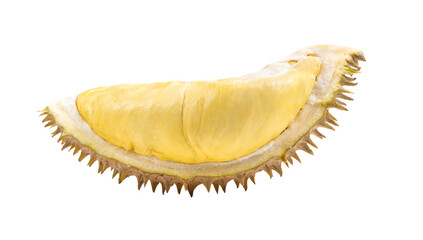 durian peels isolated on transparent png
