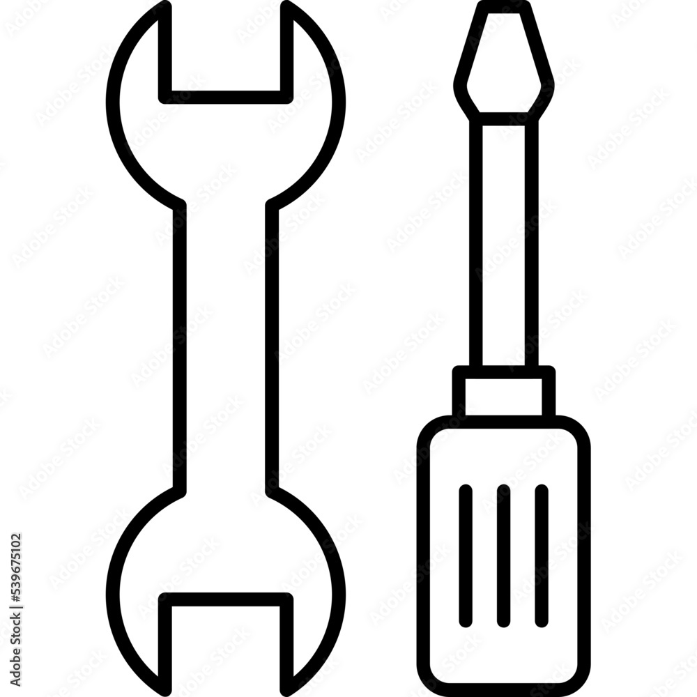 Wall mural Tools Icon