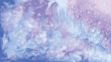 Dreamy Sea Surface Alcohol Art Background. Luxury Watercolor Ocean Texture Wallpaper