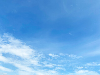 Beautiful cloud with blue sky natural background