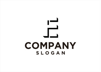 E letter logo design