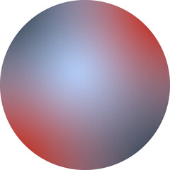 Fototapeta na wymiar round warming red - navy gray - sky blue gradient background