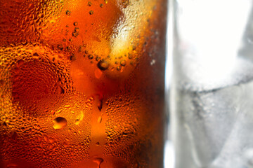 Drinking can cold drip, cold soda drip, blue red, wet drink, party, condensation, aluminum,...