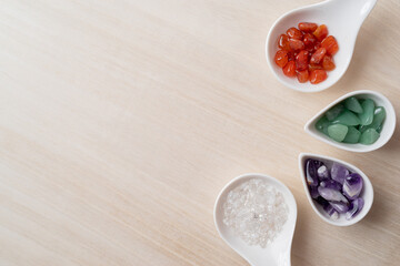 カラフルな天然石